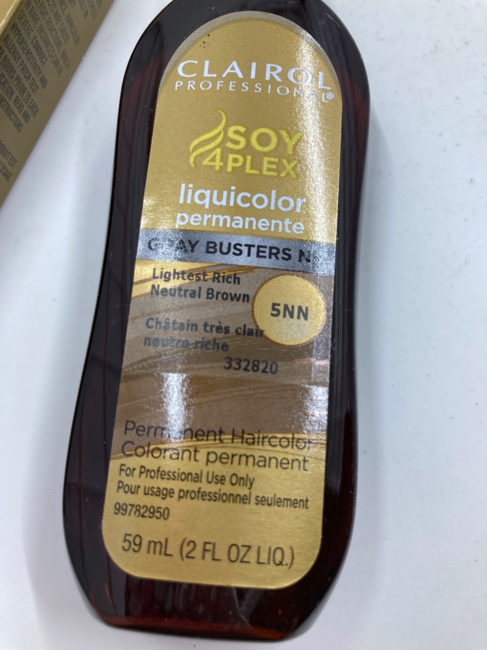 Clairol Hair Color 5NN Soy 4Plex Gray Busters NN liquicolor 2oz NIB - Picture 3 of 13